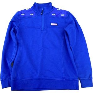 🔻Vineyard Vines Relaxed Whale Embroidered Shep Shirt Pullover Blue Size XS